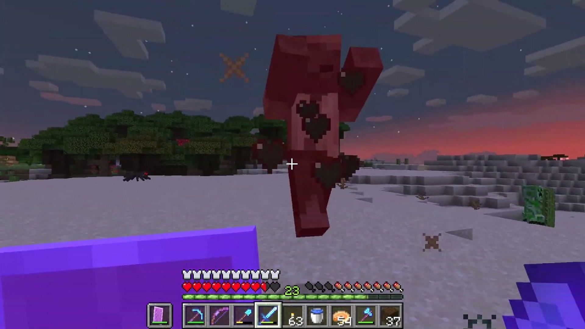Thorns can be helpful in Minecraft, albeit in a very limited scope (Image via Waifu Simulator 27/YouTube)