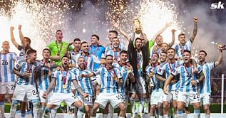 Argentina international taunts French teammates by celebrating 2022 FIFA World Cup triumph in dressing room