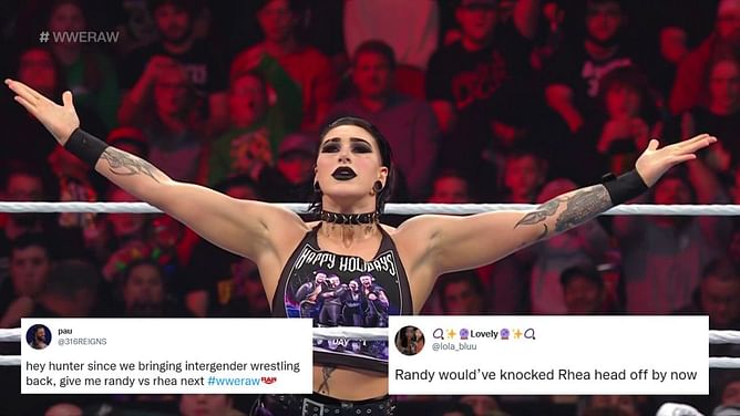 Wrestling world reacts to Rhea Ripley facing former champion in an intergender match on WWE RAW