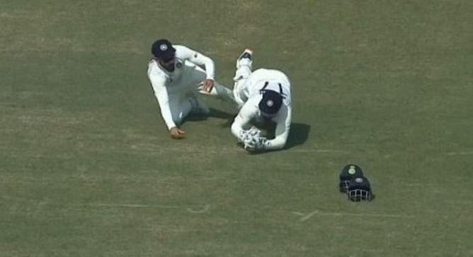 [WATCH] Rishabh Pant and Virat Kohli take a brilliant relay catch to dismiss Nazmul Hossain Shanto