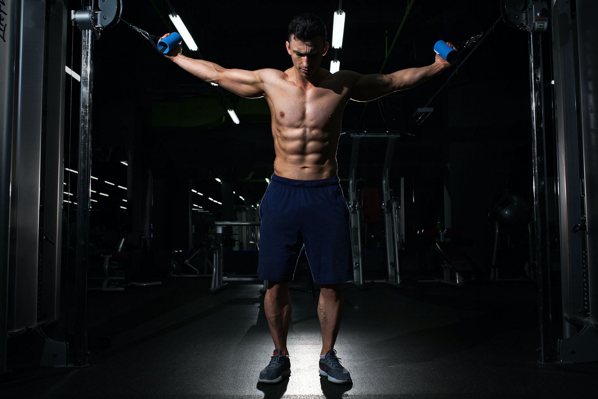 Best lower chest exercises that you can do with cables. (Image via Unsplash/Valery Sysoev)