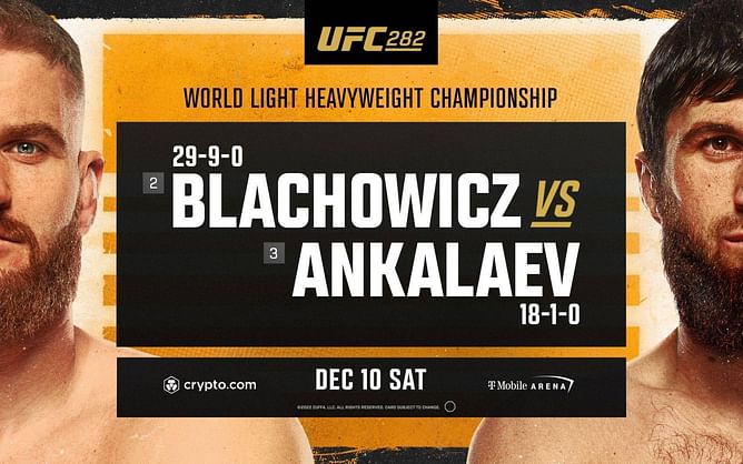 UFC Predictions: UFC 282: Jan Blachowicz vs. Magomed Ankalaev