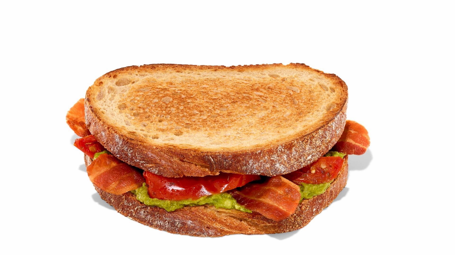 Hearty Bacon Avocado Tomato Sandwich (Image via Dunkin&rsquo; Donuts)