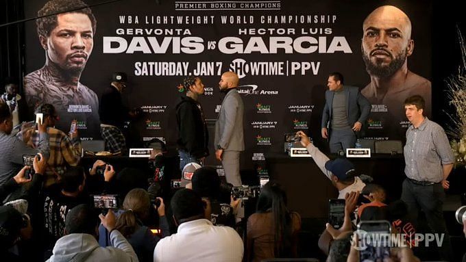 Gervonta Davis vs Hector Luis Garcia live streaming weigh-in video