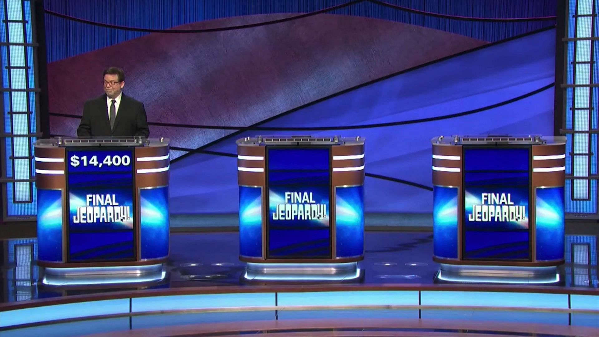 A still from Jeopardy! (Image via @Jeopardy/Instagram)