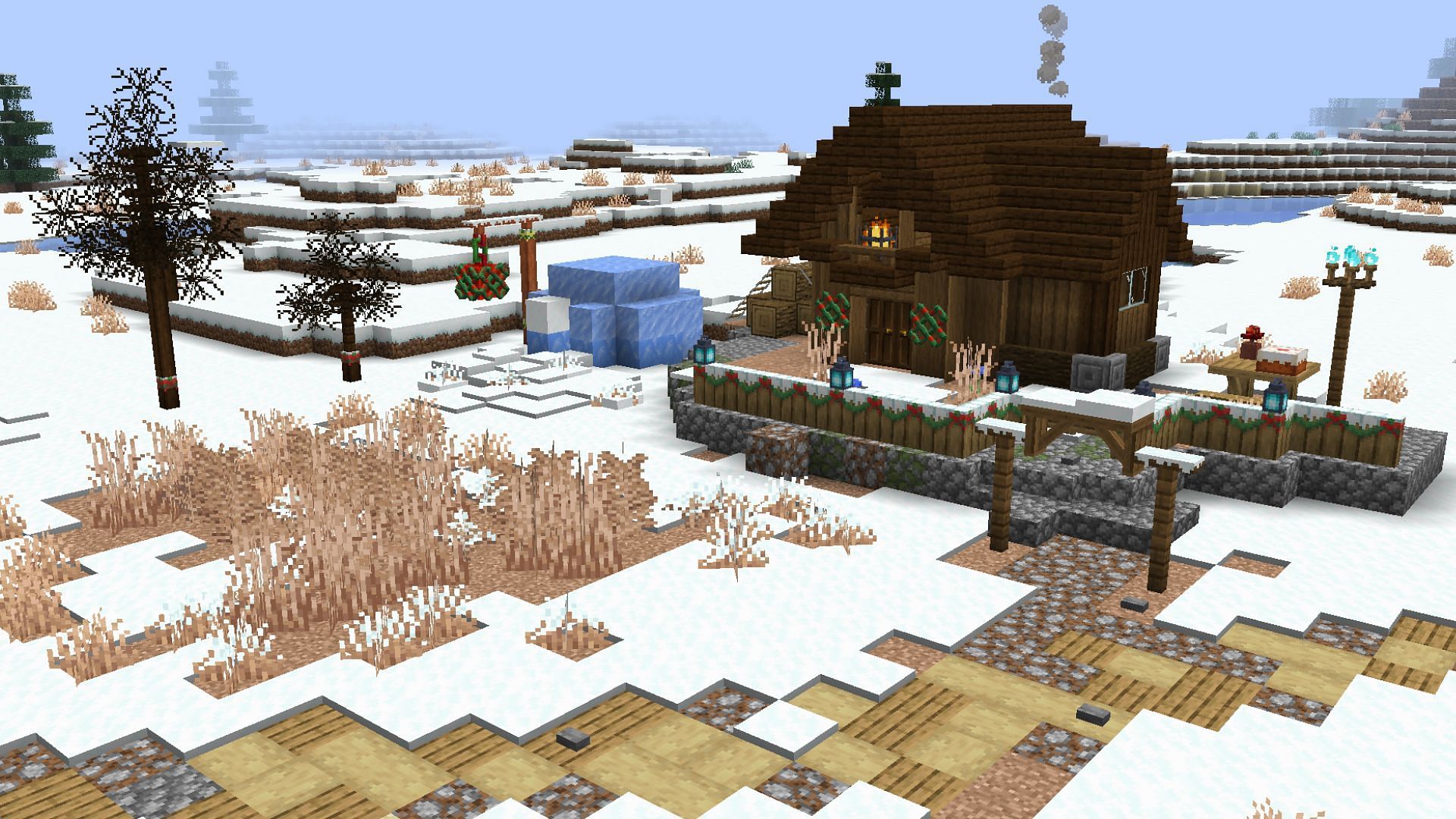 This Minecraft mod is slightly simpler than other Christmas mods (Image via CurseForge)