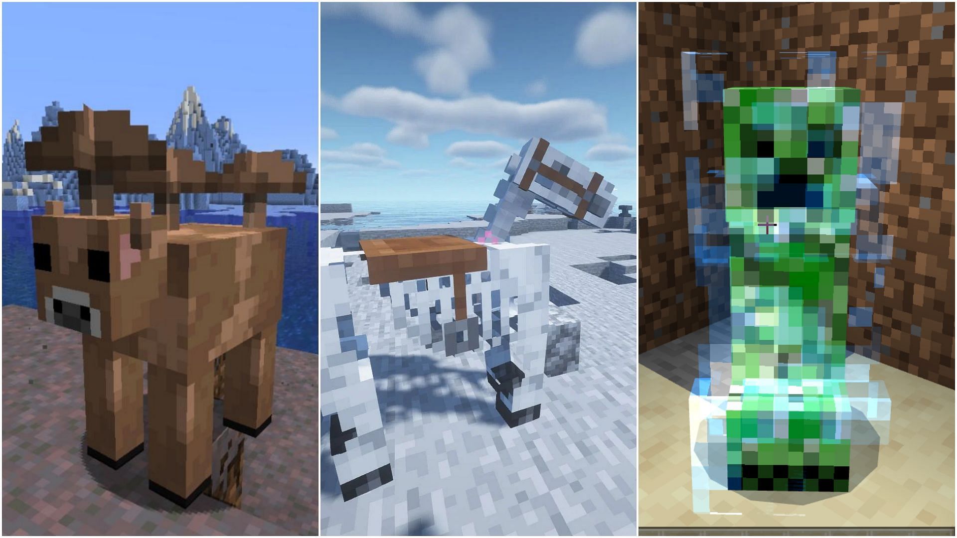 There are several mobs in Minecraft Bedrock that are extremely rare (Image via Sportskeeda)