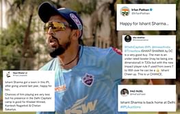 "Abhi hum zinda hai" - Twitterati react as Ishant Sharma is signed by DC at IPL 2023 auction