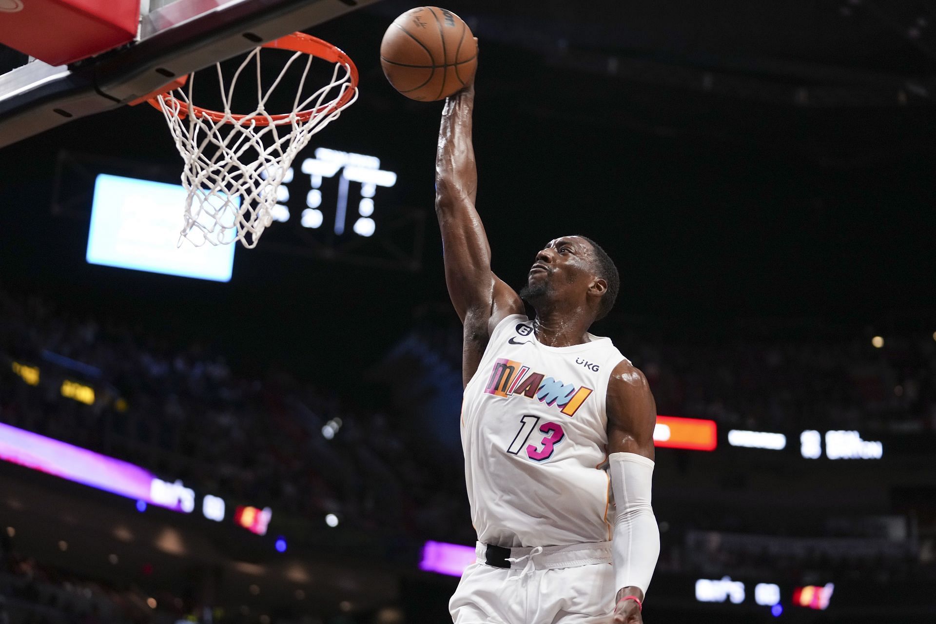 Bam Adebayo could miss another game due to a right shoulder sprain.