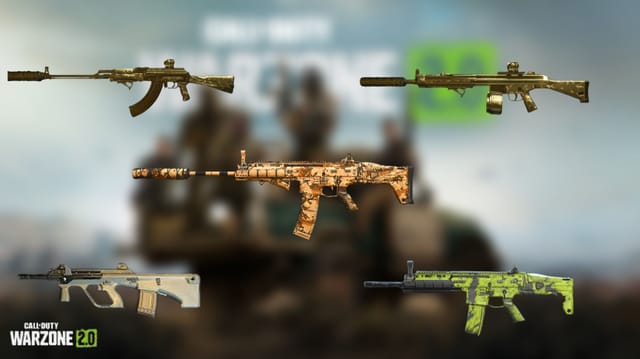 Top 5 assault rifles to use in Warzone 2 Season 1 Reloaded