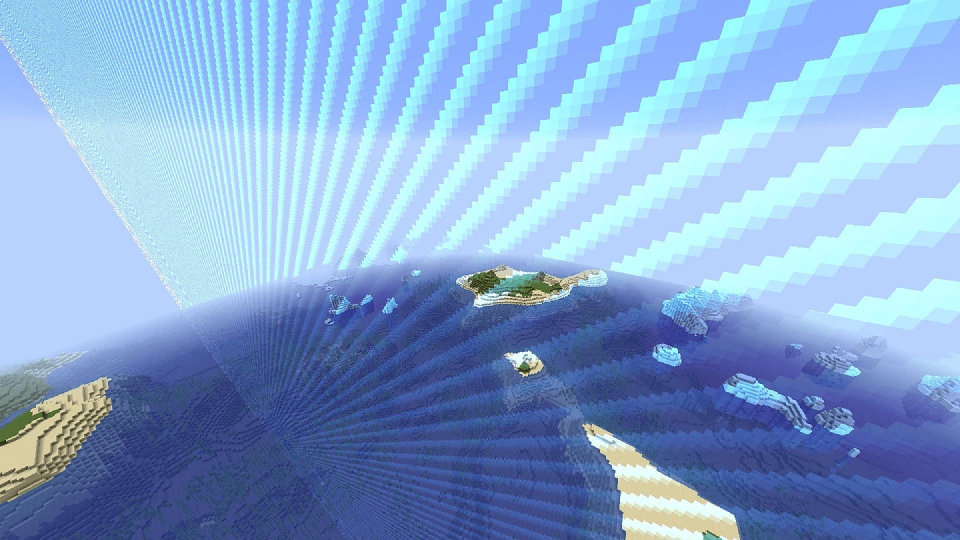 The world border is often the point of no return in a Minecraft world (Image via Minecraft Wiki)