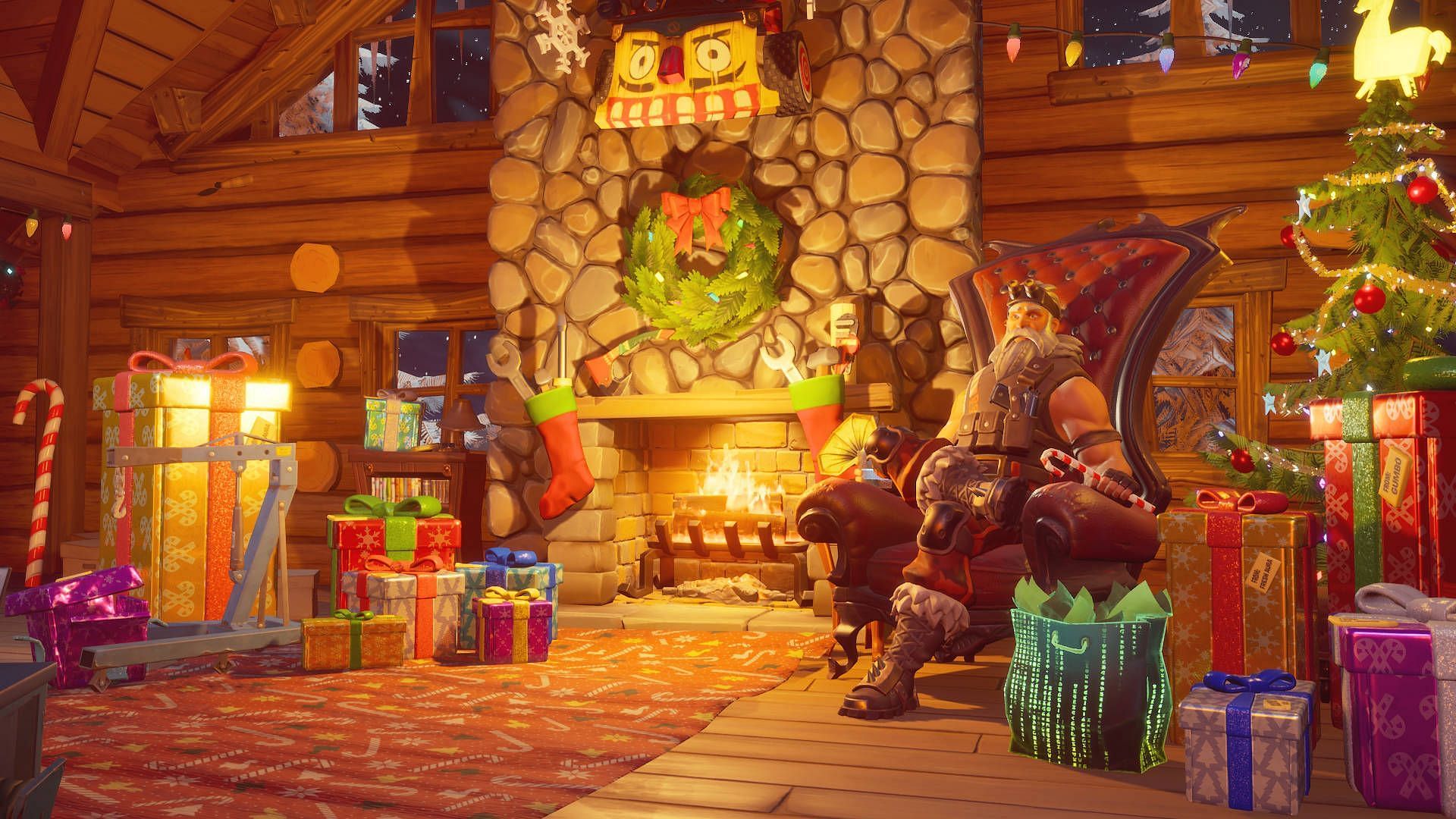 To get the free Winterfest 2022 skin, you will have to unwrap several presents (Image via Epic Games)