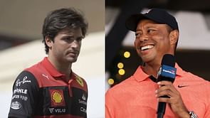 “It is the aura he has around him” – F1 racer Carlos Sainz says he is nervous about meeting Tiger Woods