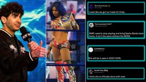"She will be in AEW in 2023" - Wrestling fans are convinced about Sasha Banks signing with Tony Khan as rumors of her imminent free agency surfaces
