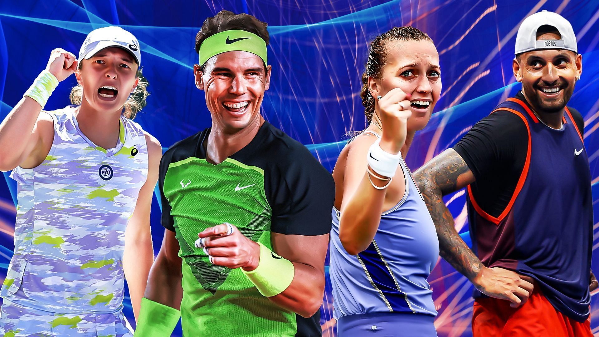 Iga Swiatek, Rafael Nadal, Petra Kvitova and Nick Kyrgios are set to headline the United Cup.