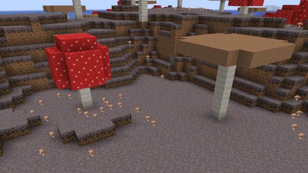 Large mushrooms can spawn organically (Image via Mojang)