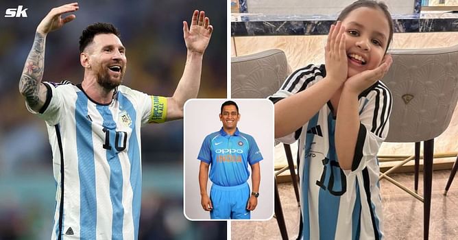 Lionel Messi sends signed Argentina jersey with special message to MS Dhoni’s daughter Ziva after FIFA World Cup triumph