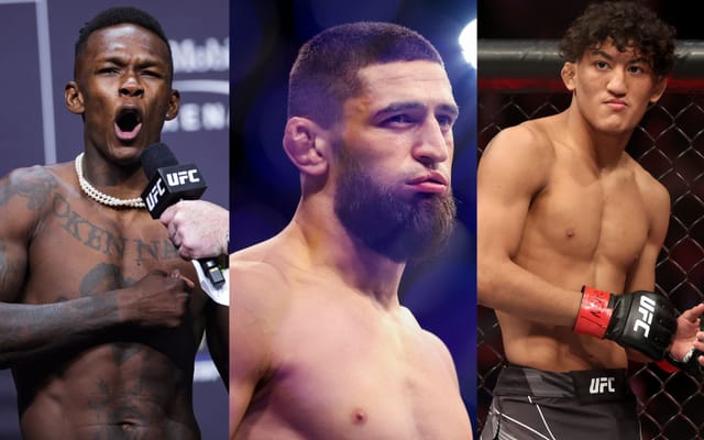 Lot De 6 Cartes à Collectionner UFC - Khamzat Chimaev, Raul Rosas, Tom Aspinal - Numérotées