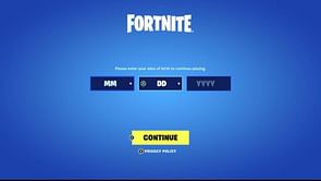 Fortnite stuck on Birthday screen: Possible fixes, reasons, and more