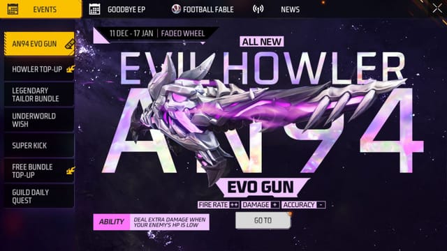 Fire Howler New Howler Top-Up in Free Fire MAX provides free Golden Catrina Bundle ...