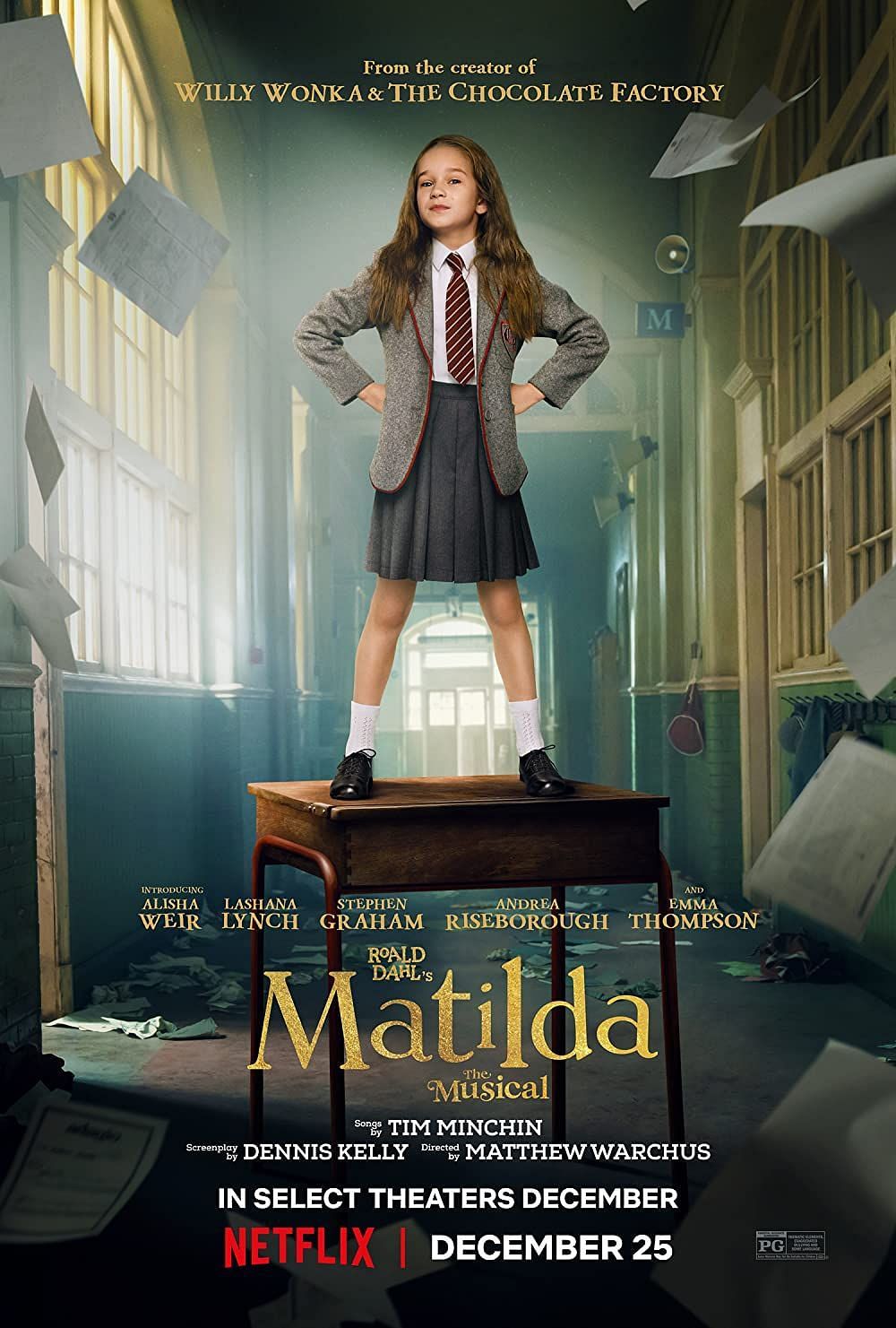 Matilda the Musical official poster (Image via IMDB)