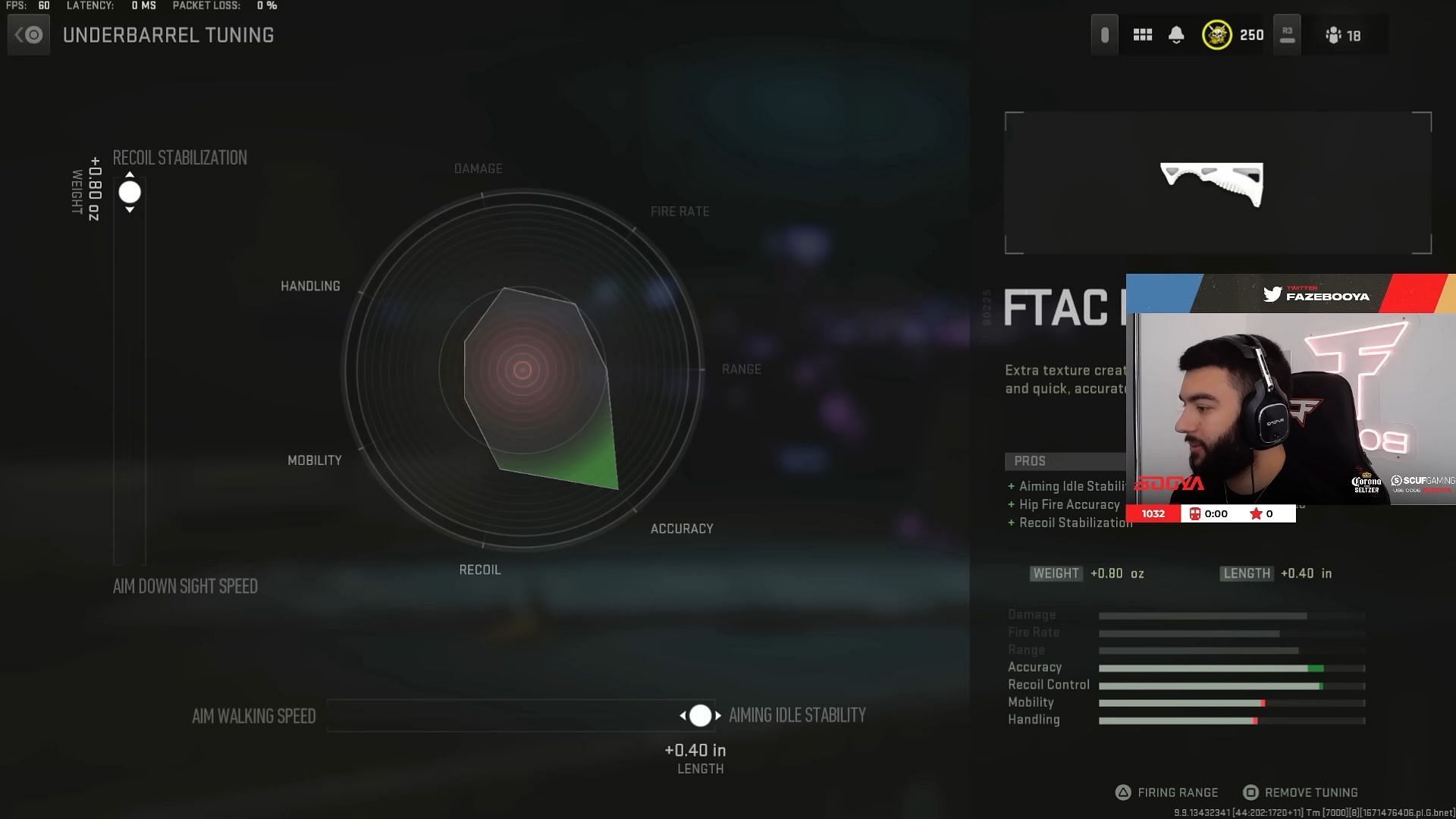 FTAC Ripper 56 tuning (Image via Activision and YouTube/Faze Booya)