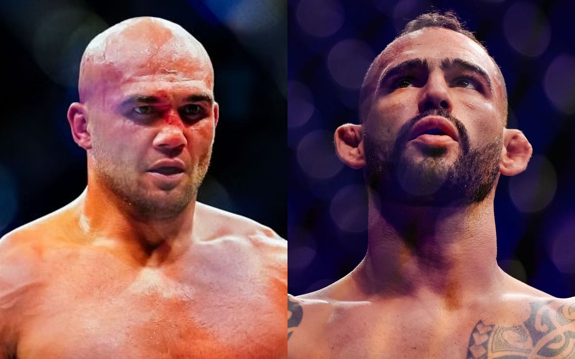 Robbie Lawler (left), Santiago Ponzinibbio (right)