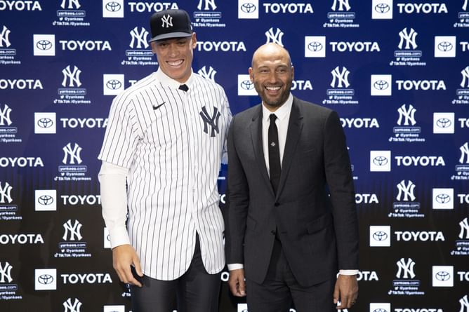 Hall of Famer Derek Jeter believes Aaron Judge will be a tremendous captain for the New York Yankees: "Everything about him just screams out leader"
