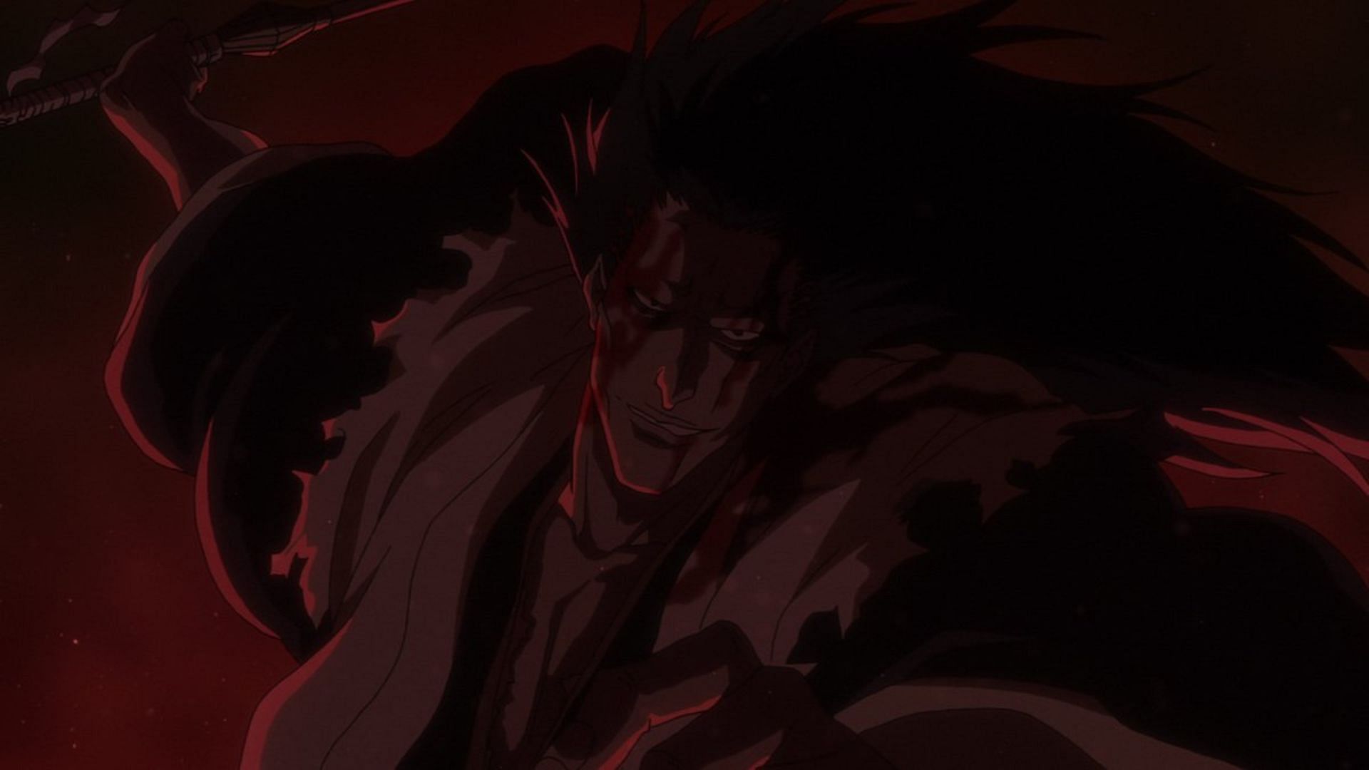 Zaraki Kenpachi as seen in episode 10 preview (Image via Studio Pierrot)