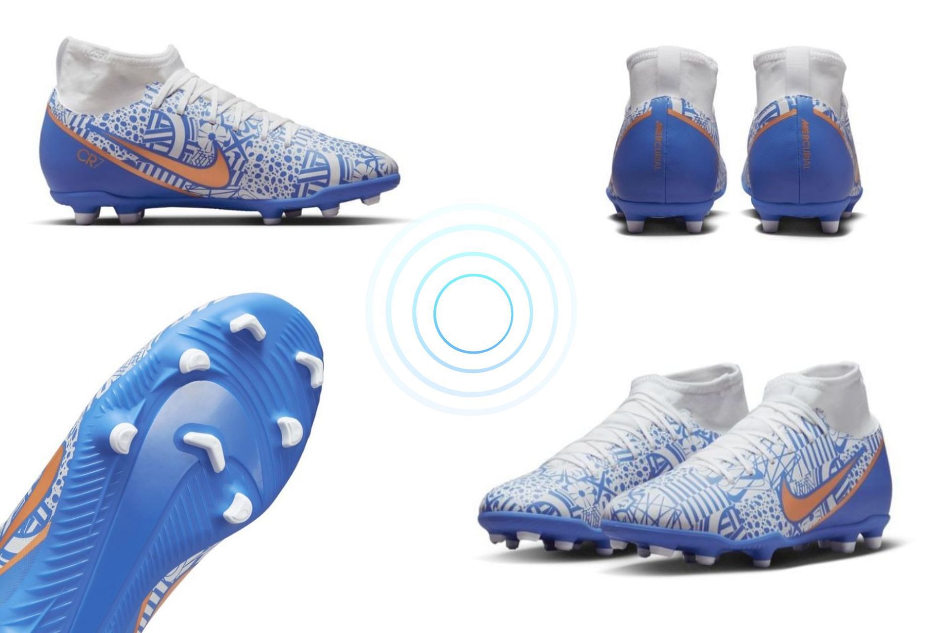Take a closer look at the CR7 shoes (Image via Sportskeeda)