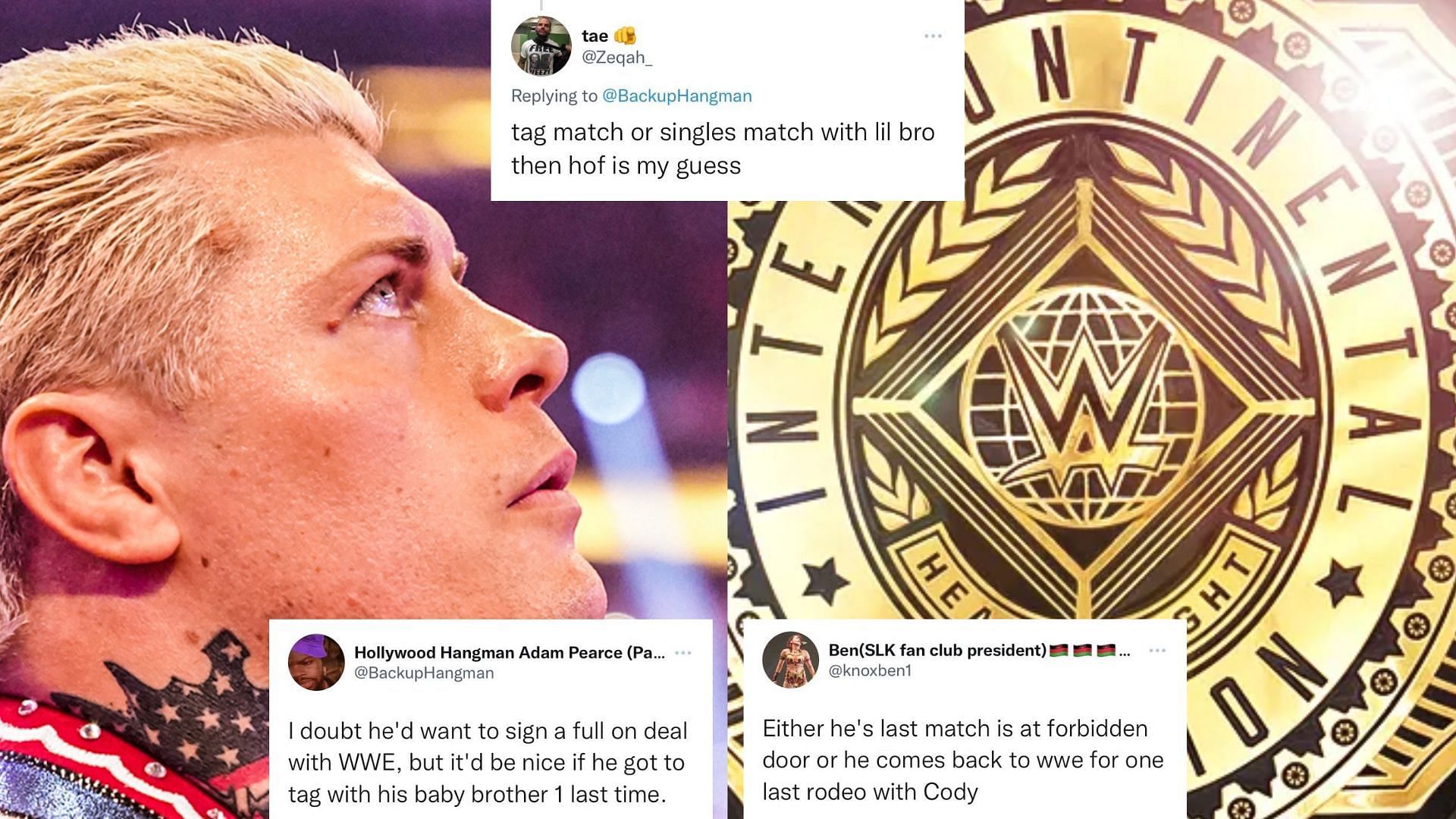 Fans want this former Intercontinental Champion to face Cody Rhodes in WWE