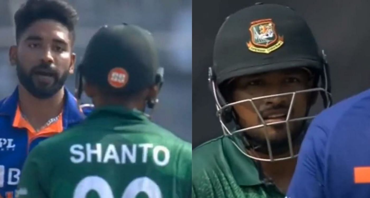 मोहम्मद सिराज ने बांग्लादेशी बल्लेबाजी की स्लेजिंग की 