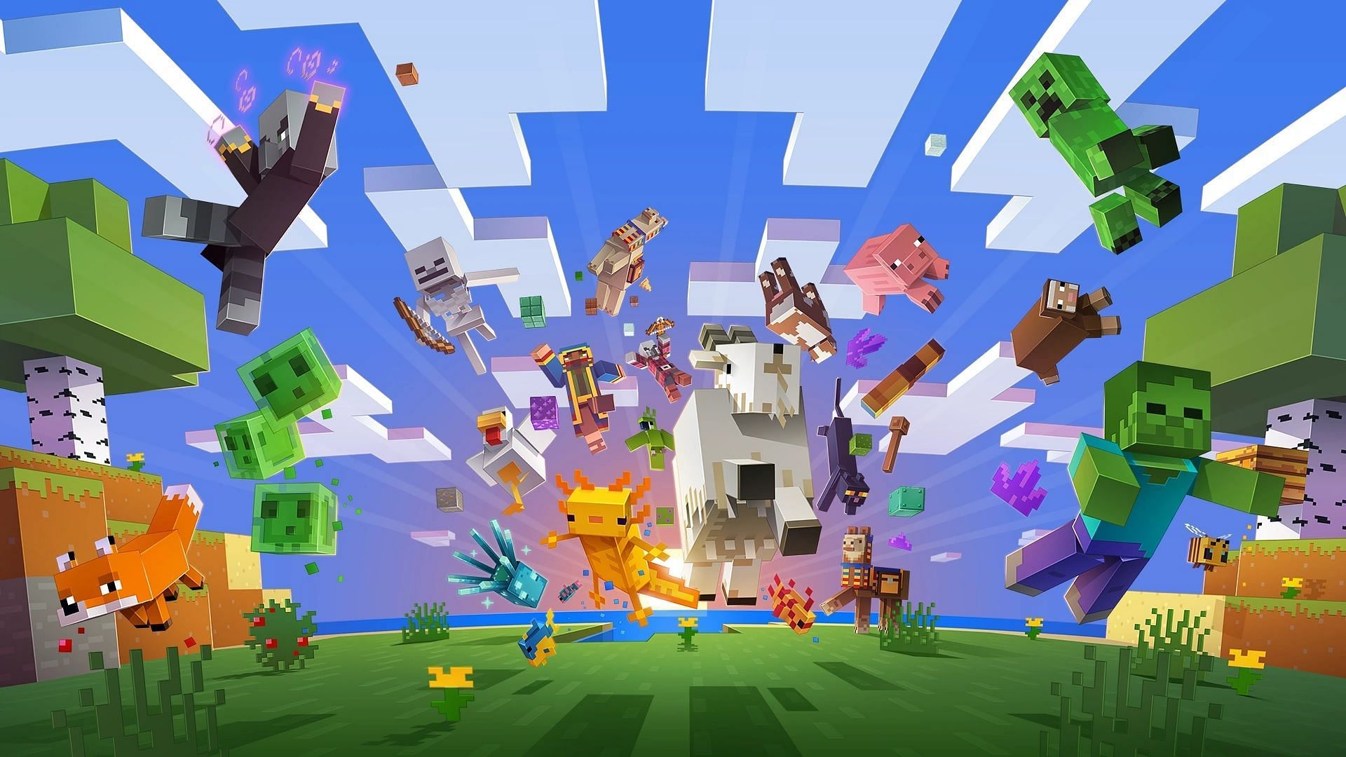 The official art for Minecraft