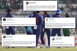 “In IPL with different franchises” - Twitterati react as Wasim Jaffer wonders about the last time Team India played with a full-strength squad