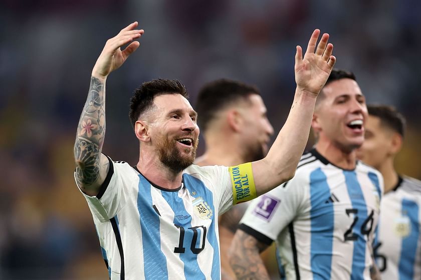 Messi's Match Shirt, Round of Sixteen, Qatar World Cup 2022 - Argentina vs  Australia