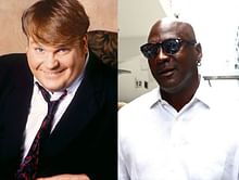 Chris Rock compares Chris Farley to Michael Jordan: "He's Michael Jordan, and get him the ball"