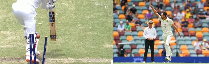 Watch: Australia's Mitchell Starc castles Rassie van der Dussen with a peach for his 300th Test wicket