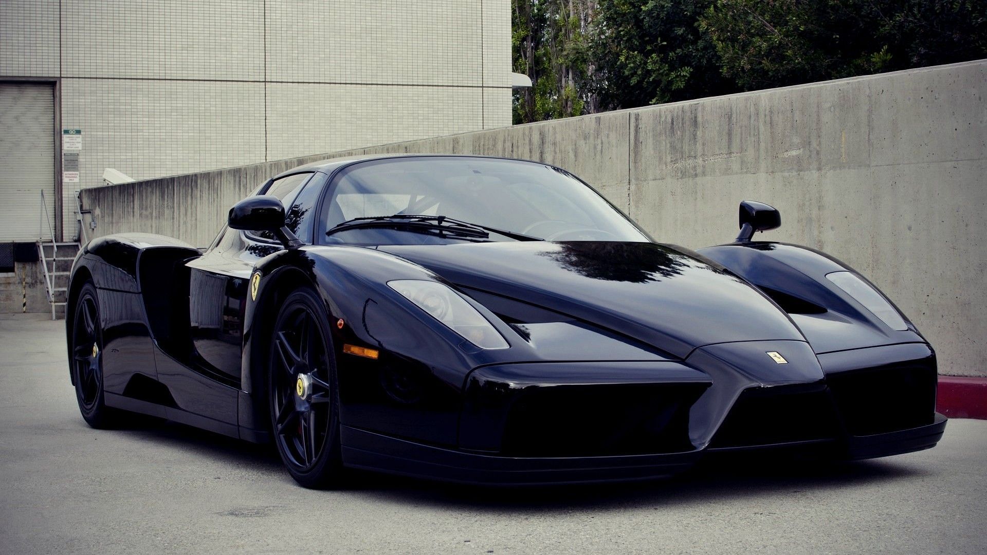 A Black Ferrari Enzo [Image Credits : Ferrari]