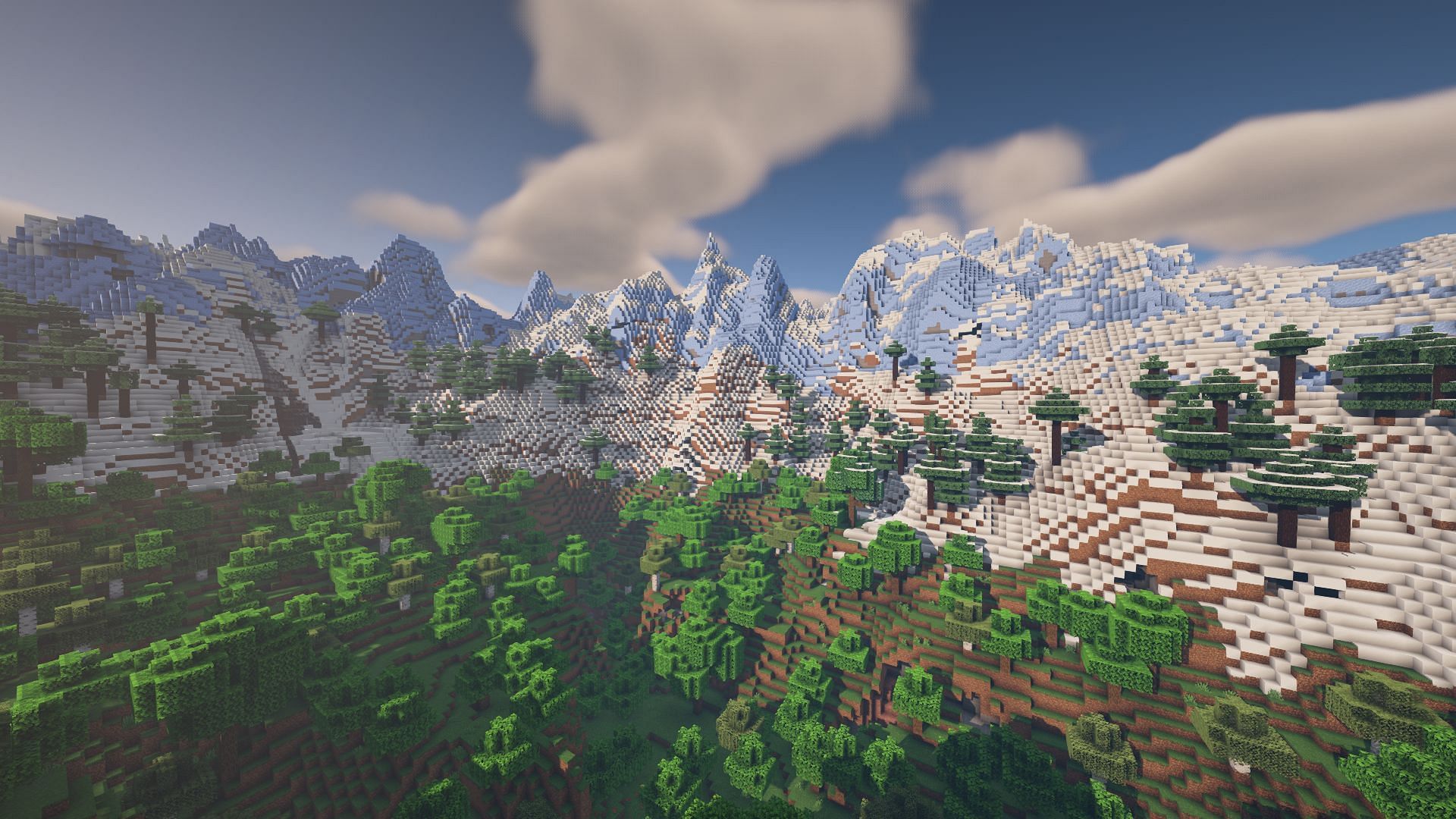 This picture is taken with BSL shaders activated on Minecraft 1.19.3 (Image via Mojang)