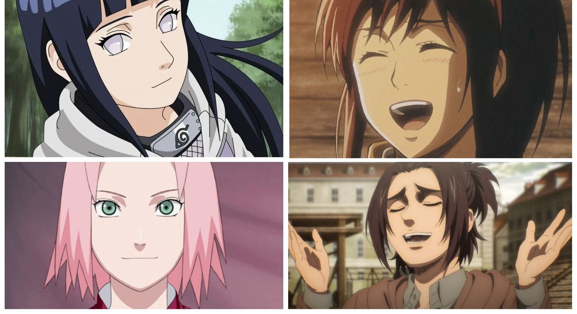 Anime characters react to eachother  read the description part 1   hinata hyuga  YouTube