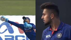 [Watch] Umran Malik gives Mahmudullah a send-off as KL Rahul pulls off a one-handed stunner in IND vs BAN 2nd ODI