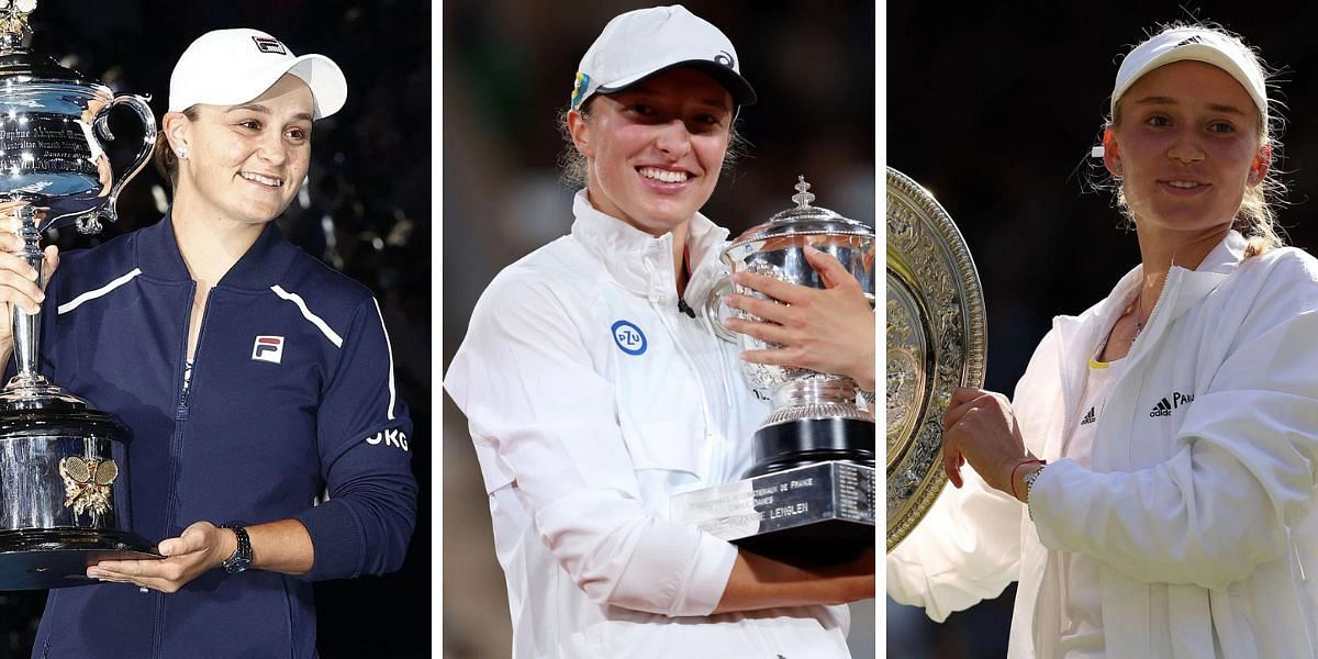 Ashleigh Barty, Iga Swiatek, and Elena Rybakina - most underrated WTA Grand Slam winners?