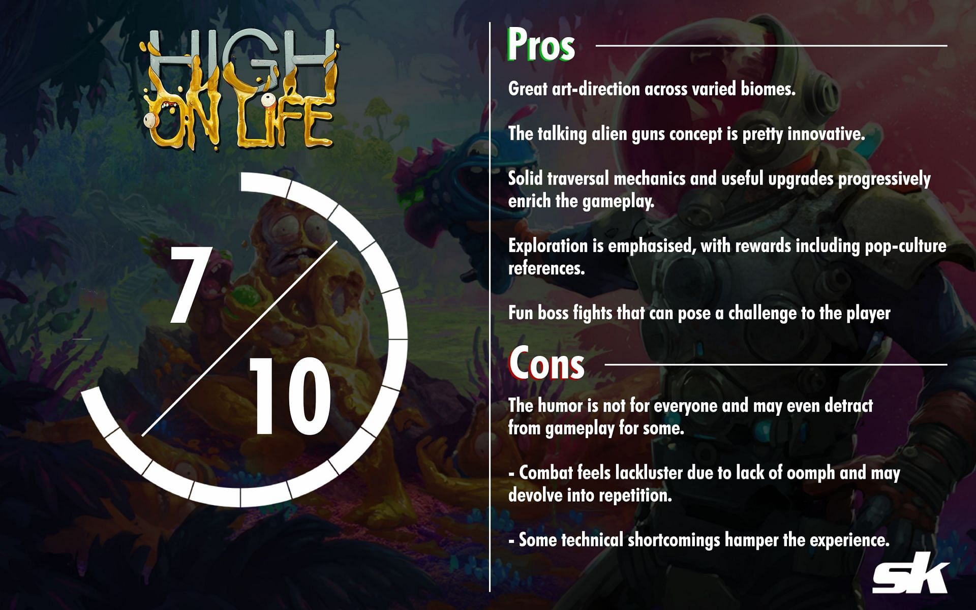 High on Life review - A competent FPS with an overdose of divisive humor