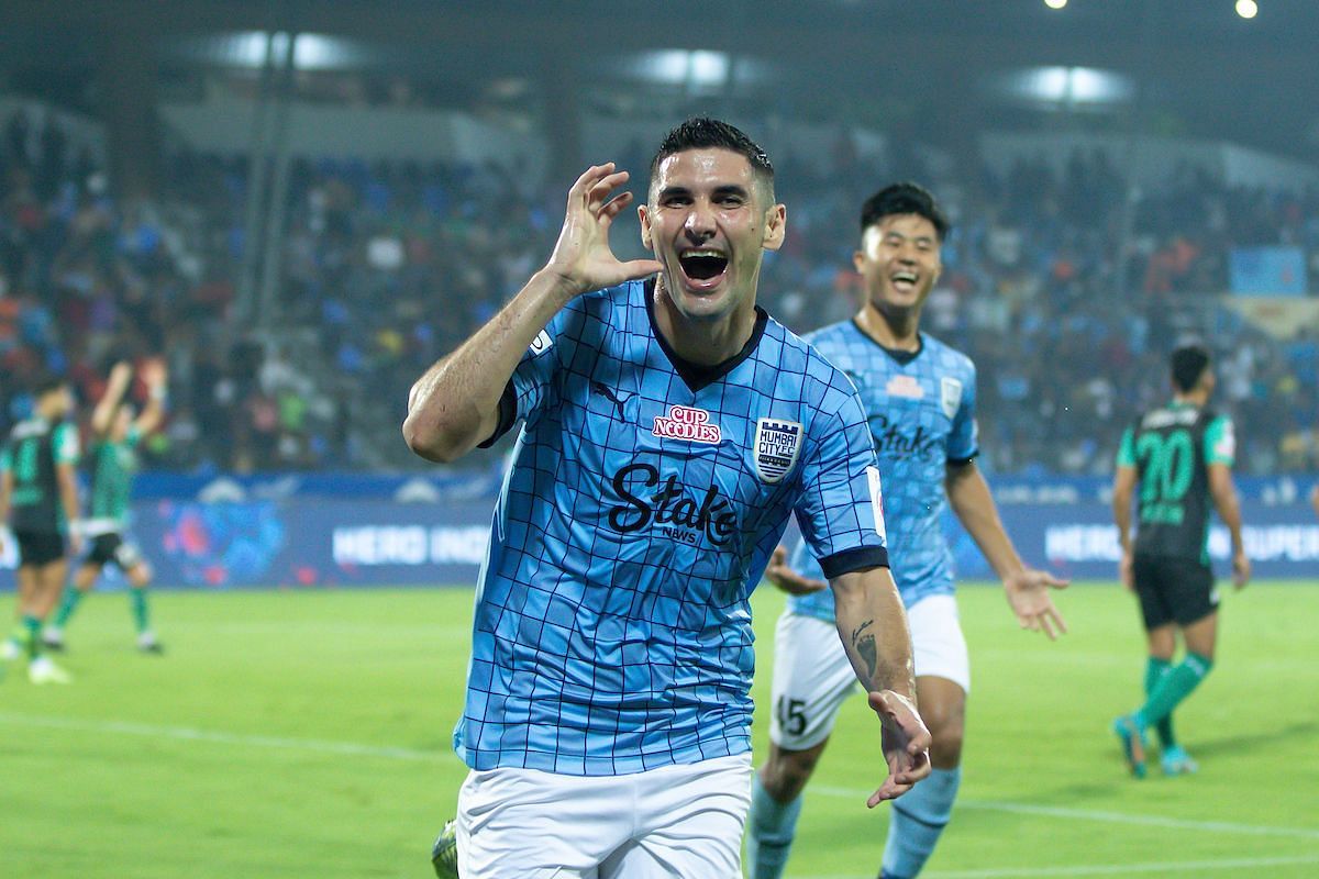 Jorge Pereyra Diaz bagged a brace for Mumbai City FC (Pic Credits: ISL)