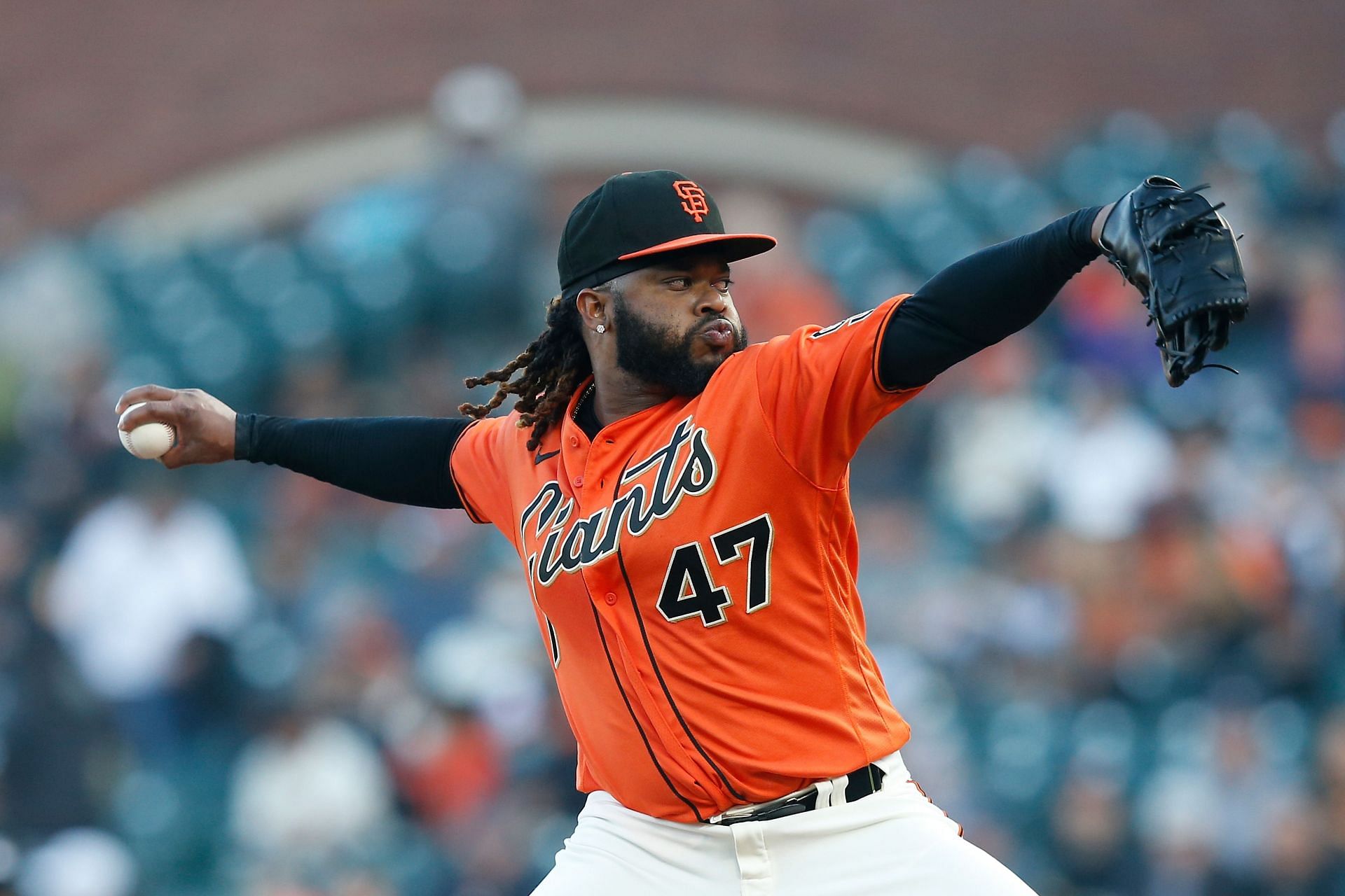 Chicago White Sox starting pitcher Johnny Cueto throws against the Toronto  Blue Jays in the first inning of American League baseball action in Toronto  on Thursday, June 2, 2022. THE CANADIAN PRESS/Jon