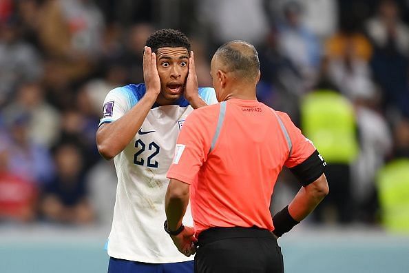 I think he wasn�t where he should have been today" - Jude Bellingham slams  referee after England�s loss to France at FIFA World Cup