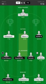 Pondicherry Veterans President XI vs Pondicherry Veterans Secretary XI Pondicherry Veteran's T20 Dream11 Fantasy suggestion #2