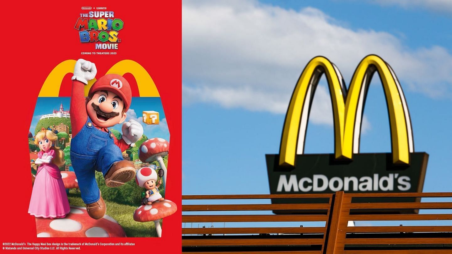 Nintendo Super Mario bros. Movie fire breathing Bowser McDonald's