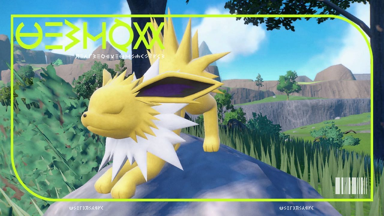 Jolteon&#039;s official Pokedex picture in Pokemon Scarlet and Violet (Image via The Pokemon Company)