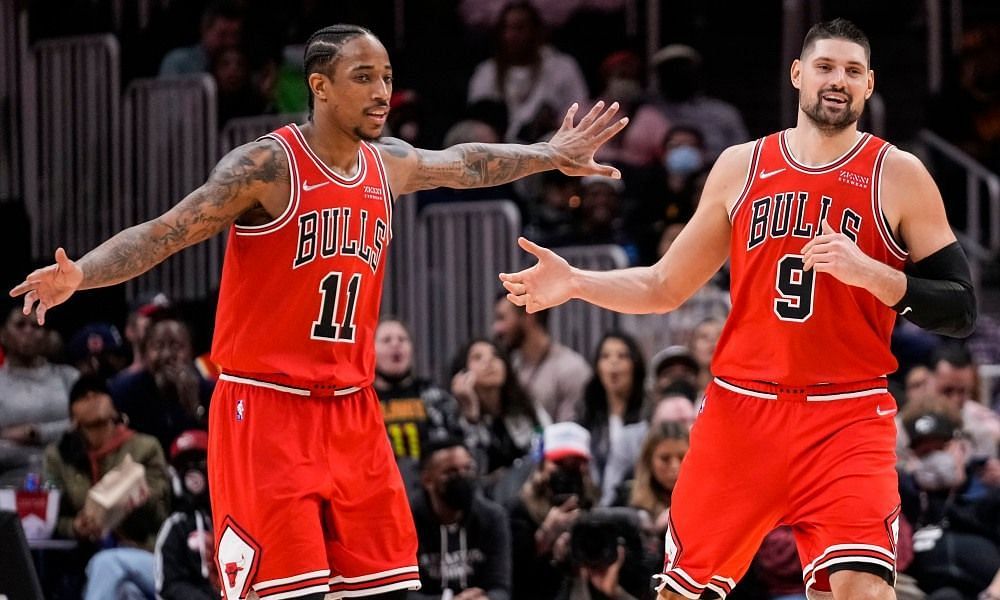 Chicago Bulls stars DeMar DeRozan and Nikola Vucevic